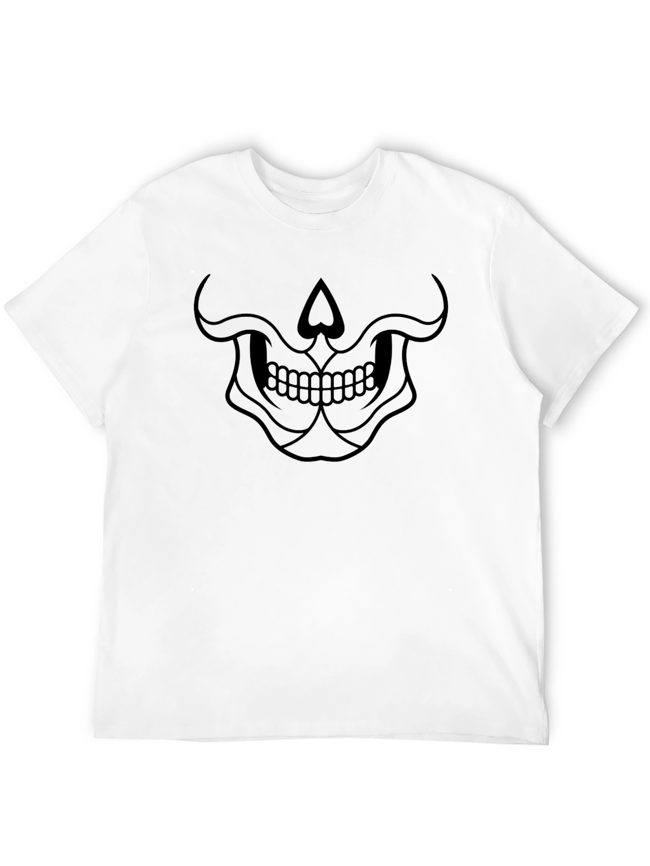 Skull Graphic Tee - Mens Black T-Shirt