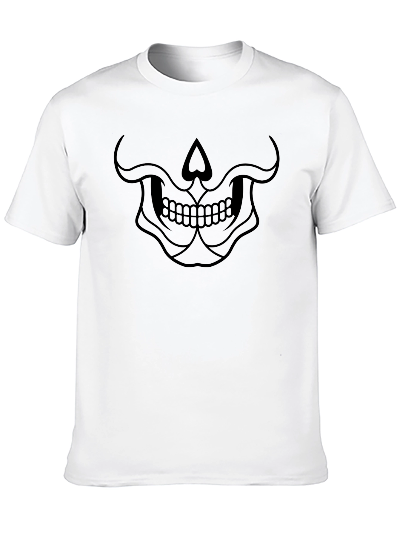 Skull Graphic Tee - Mens Black T-Shirt