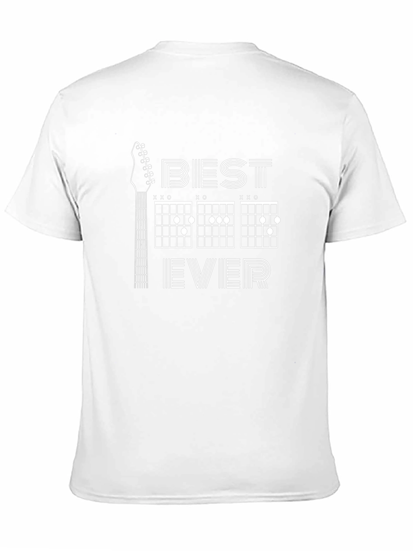 Best Dad Ever Guitar Chords Graphic Tee