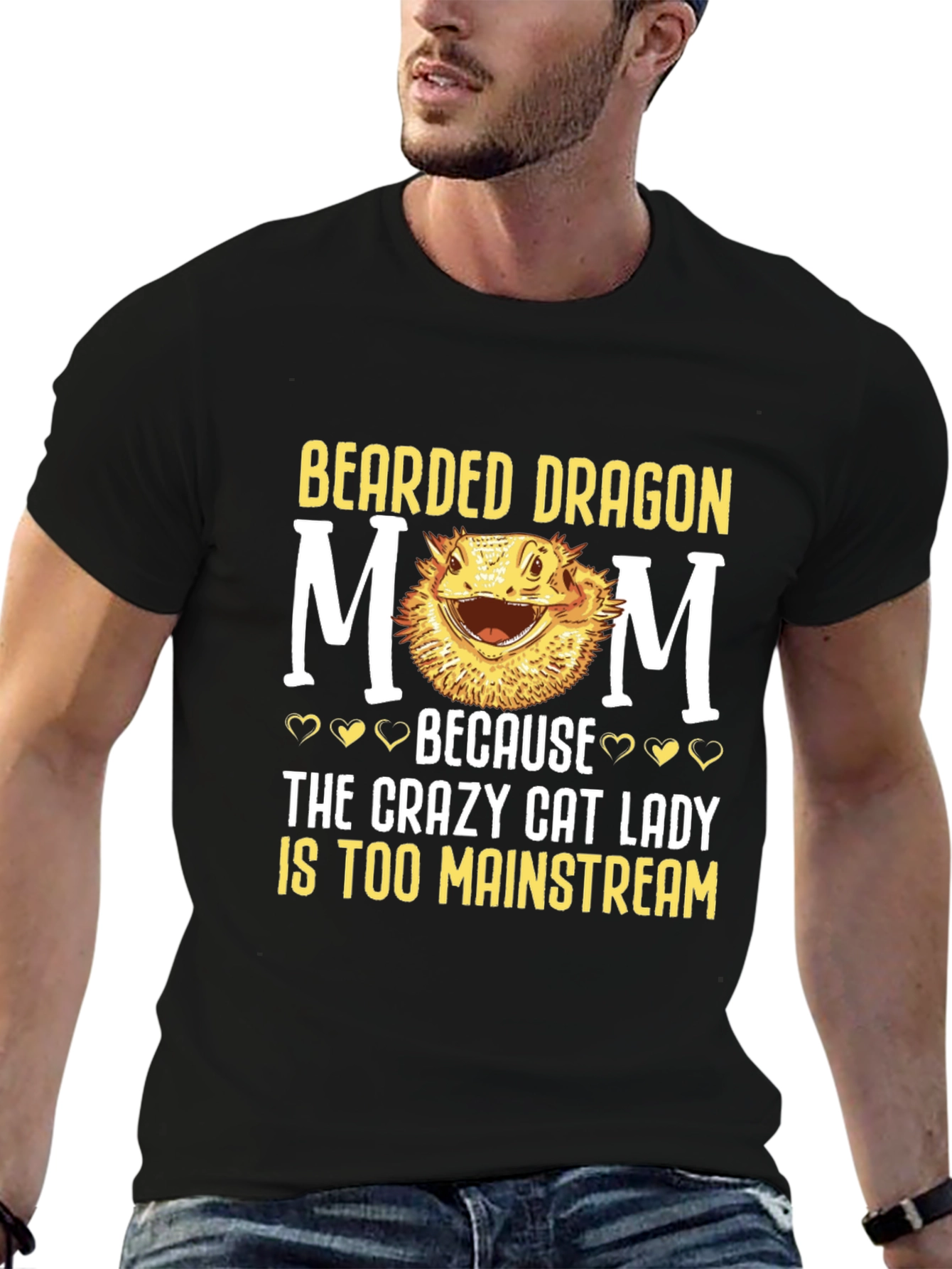 Bearded Dragon Mom T-Shirt - Crazy Cat Lady Alternative