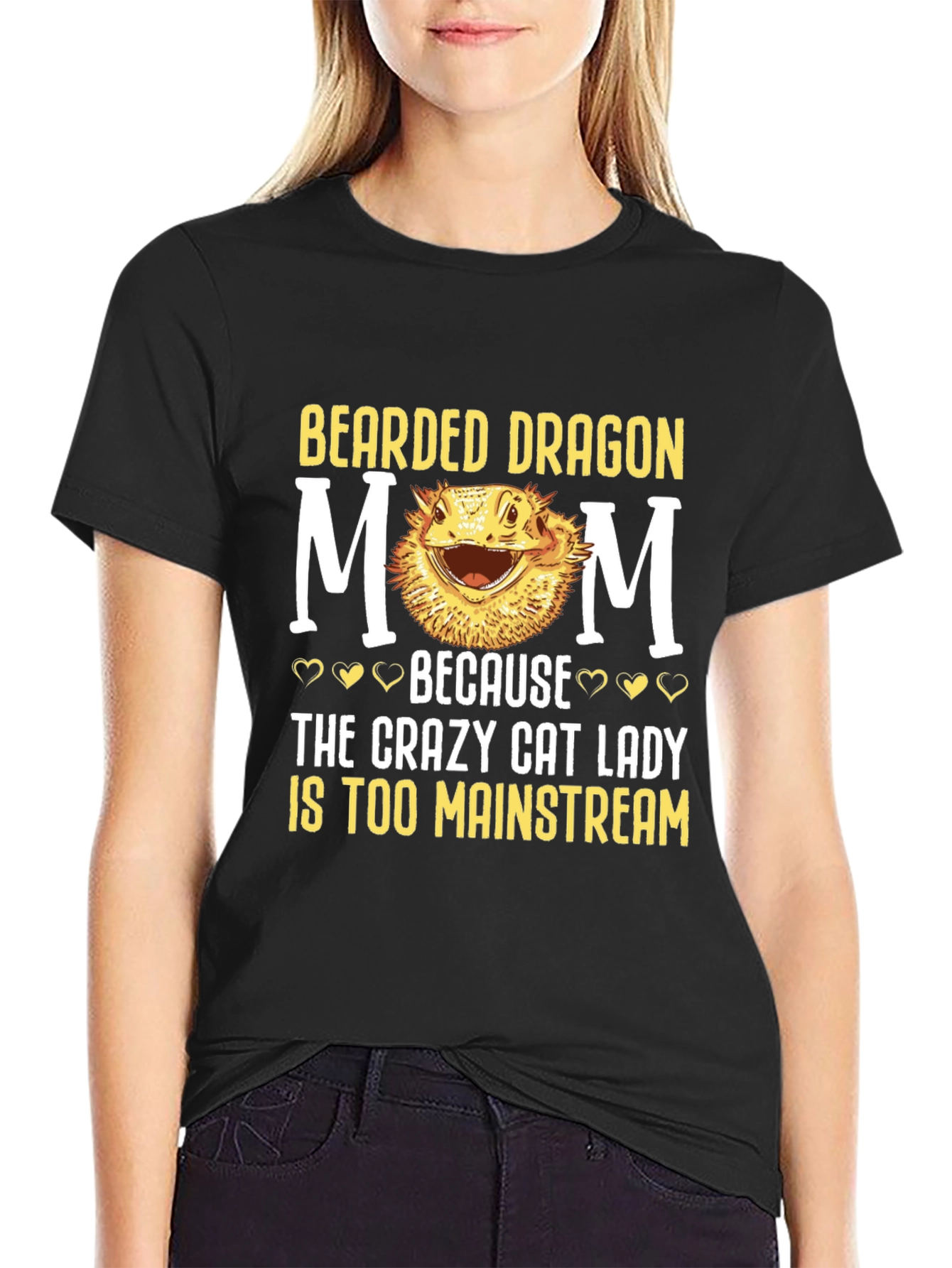 Bearded Dragon Mom T-Shirt - Crazy Cat Lady Alternative