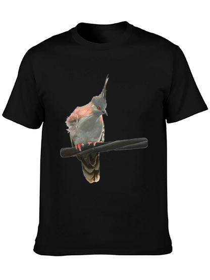 Bird Graphic Black T-Shirt