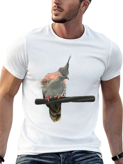 Bird Graphic Black T-Shirt