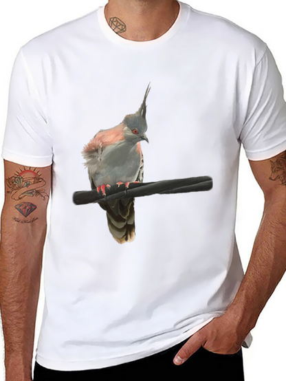 Bird Graphic Black T-Shirt