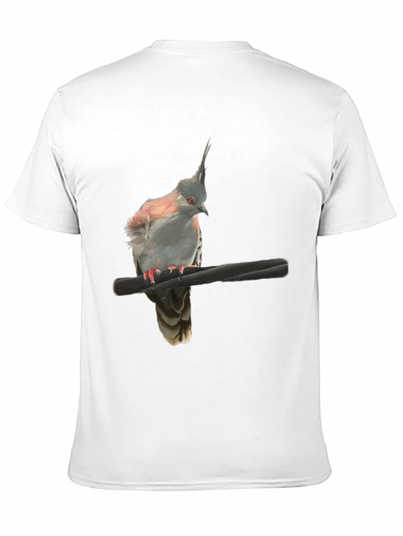Bird Graphic Black T-Shirt