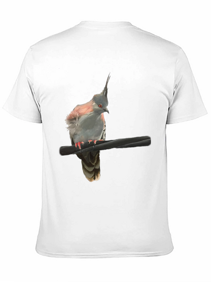 Bird Graphic Black T-Shirt