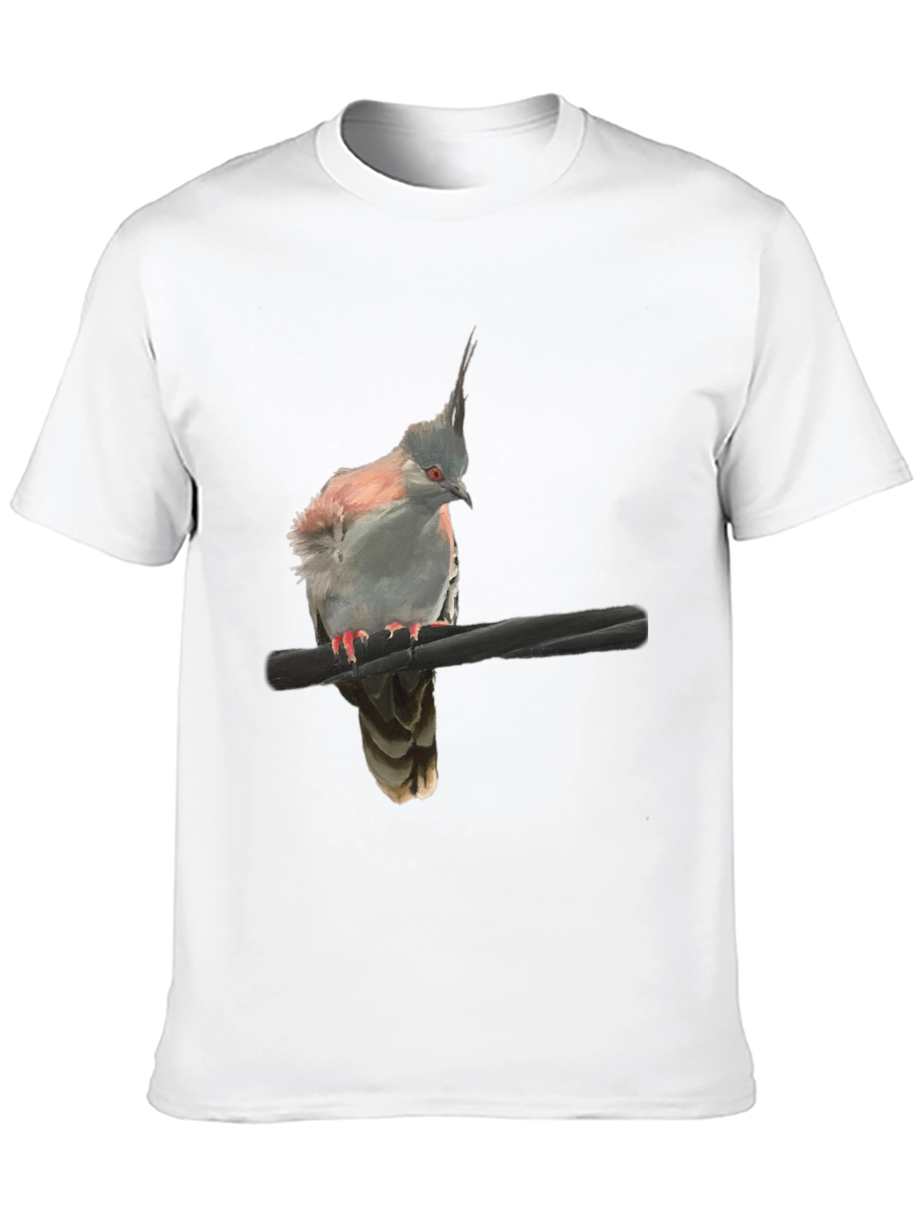 Bird Graphic Black T-Shirt