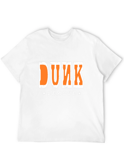 Dunk League Graphic T-Shirt - Black Cotton Tee