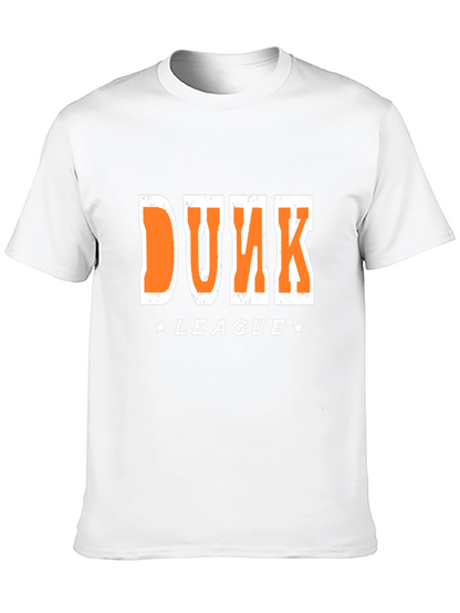 Dunk League Graphic T-Shirt - Black Cotton Tee