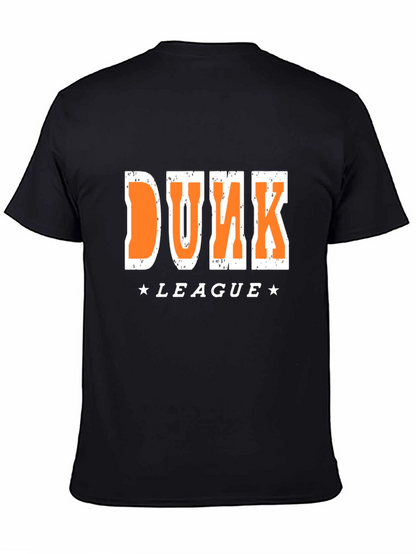 Dunk League Graphic T-Shirt - Black Cotton Tee