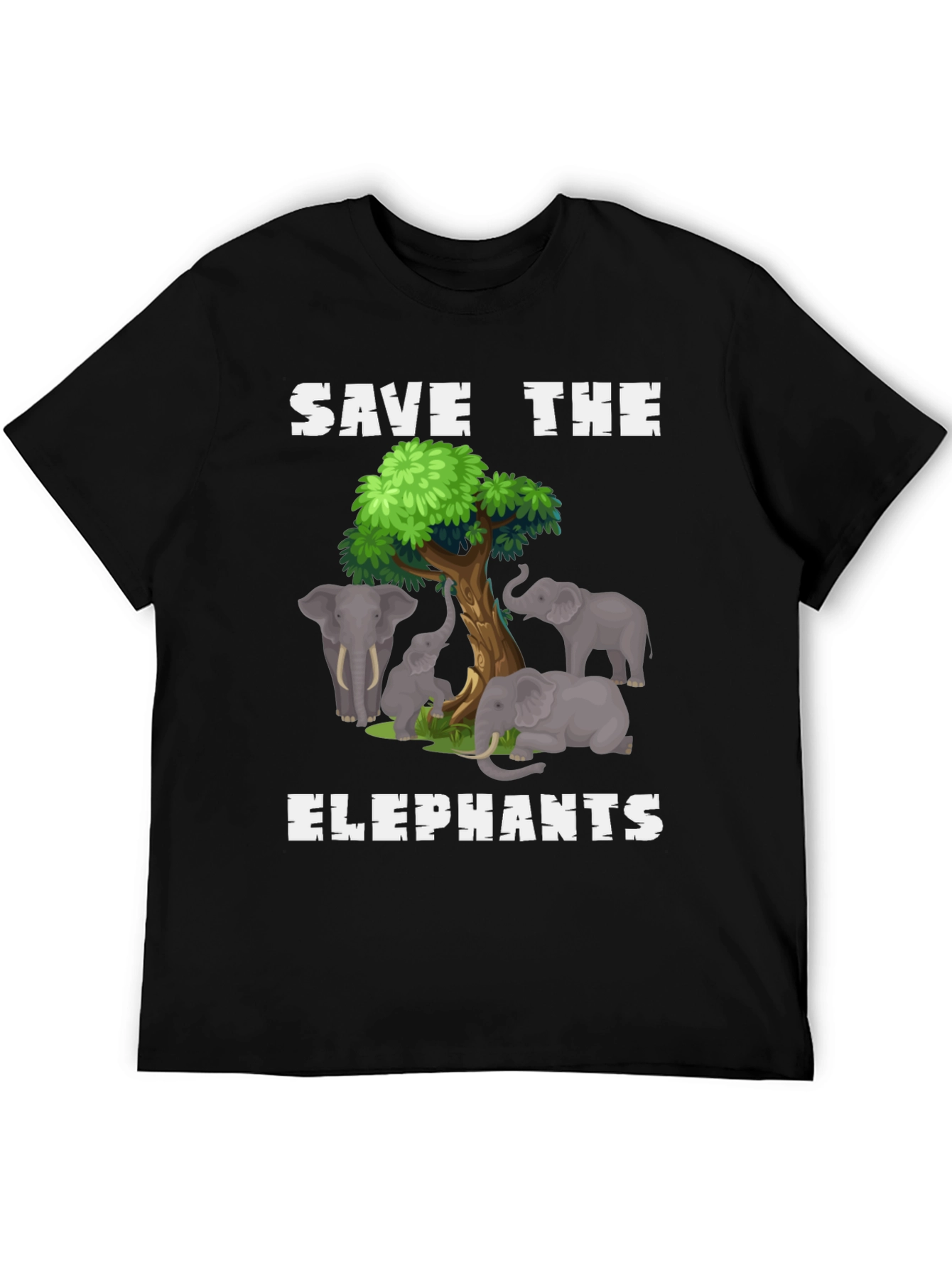 Save the Elephants Graphic T-Shirt