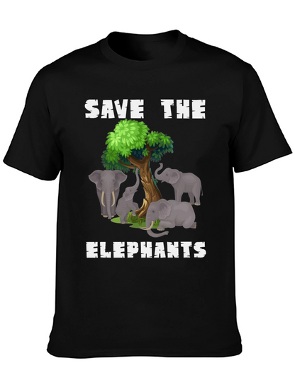 Save the Elephants Graphic T-Shirt