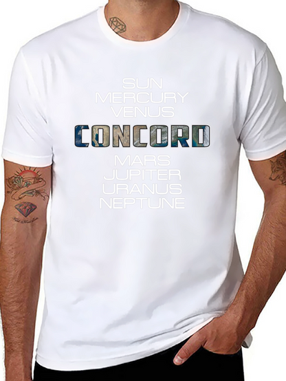 Solar System Planets Concord T-Shirt
