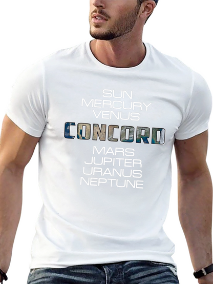 Solar System Planets Concord T-Shirt
