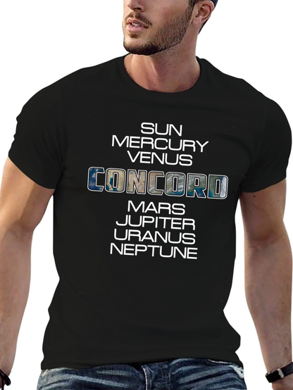 Solar System Planets Concord T-Shirt