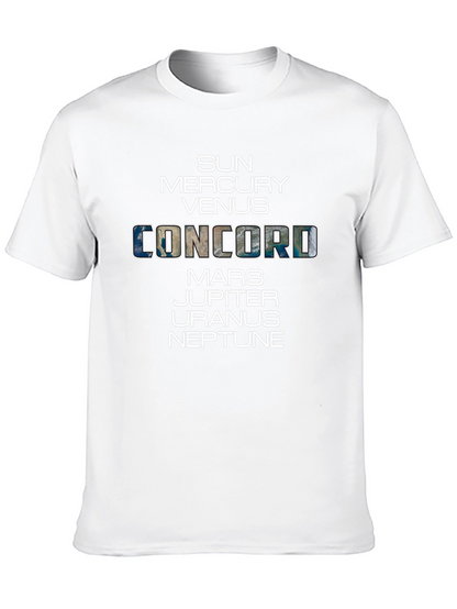 Solar System Planets Concord T-Shirt
