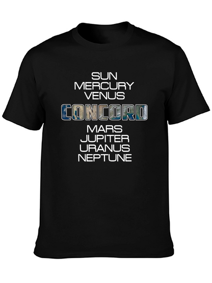 Solar System Planets Concord T-Shirt