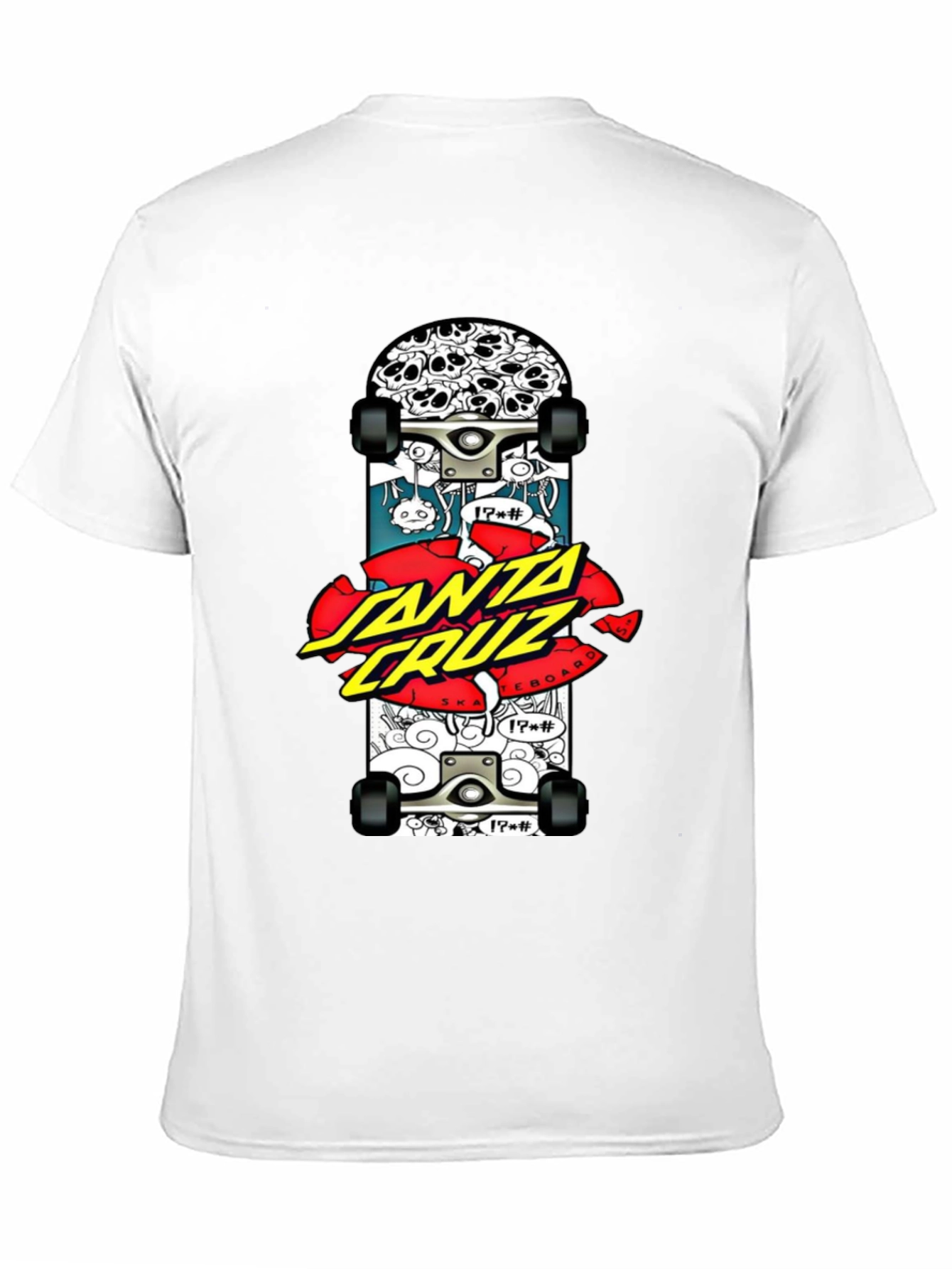 Santa Cruz Skateboard Graphic Black T-Shirt