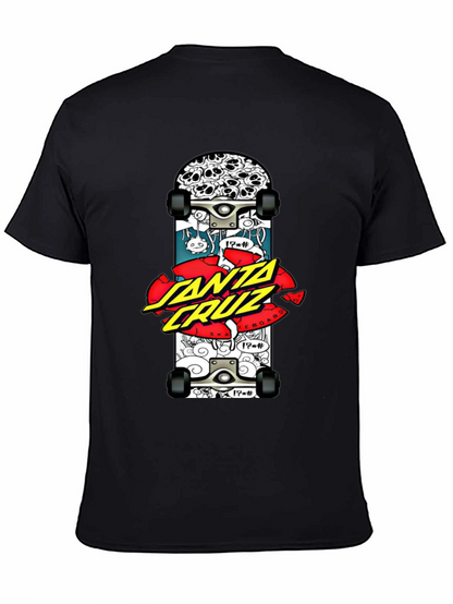 Santa Cruz Skateboard Graphic Black T-Shirt