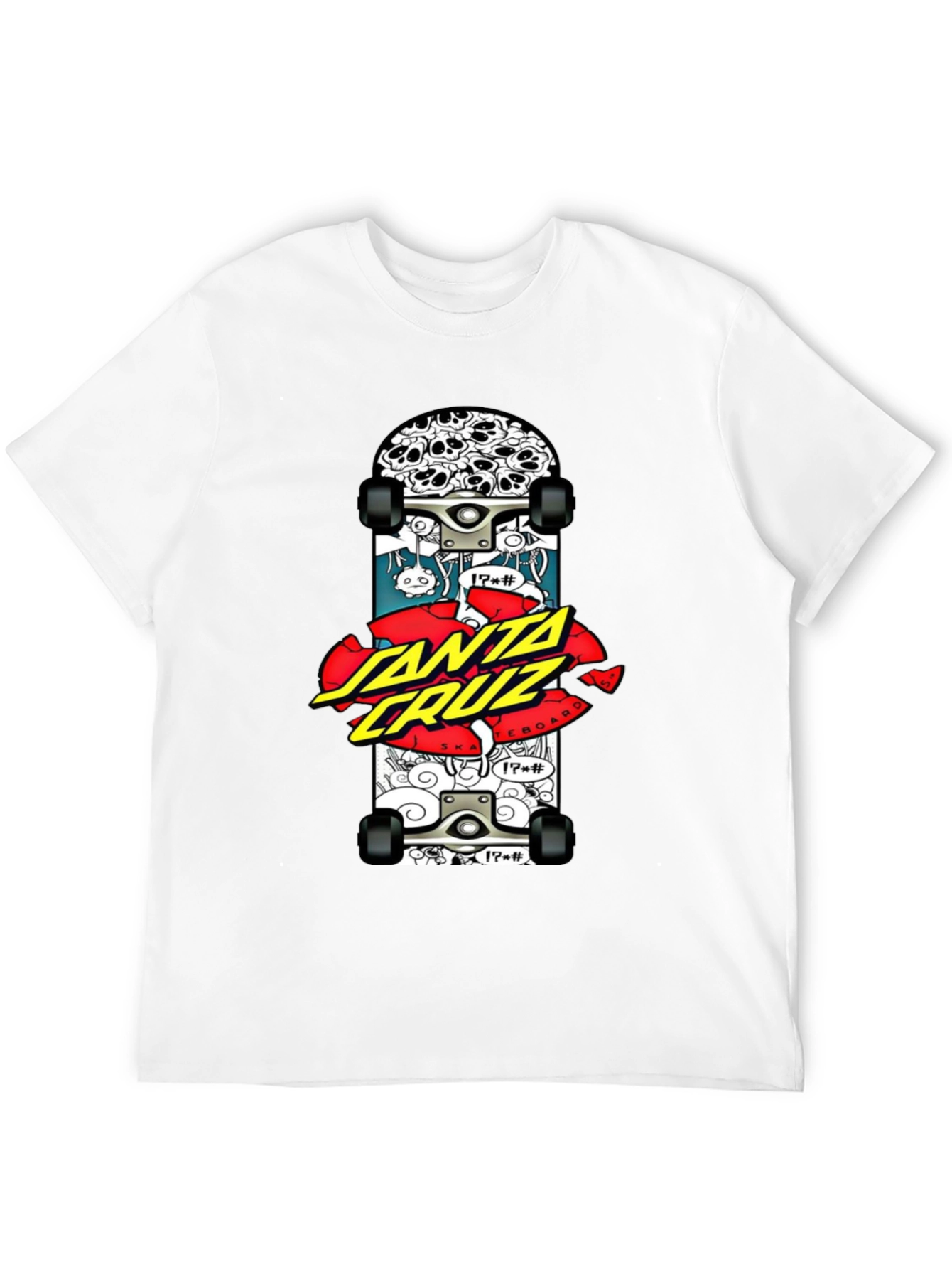 Santa Cruz Skateboard Graphic Black T-Shirt