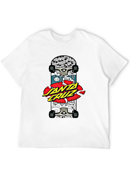 Santa Cruz Skateboard Graphic Black T-Shirt