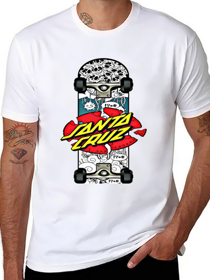 Santa Cruz Skateboard Graphic Black T-Shirt