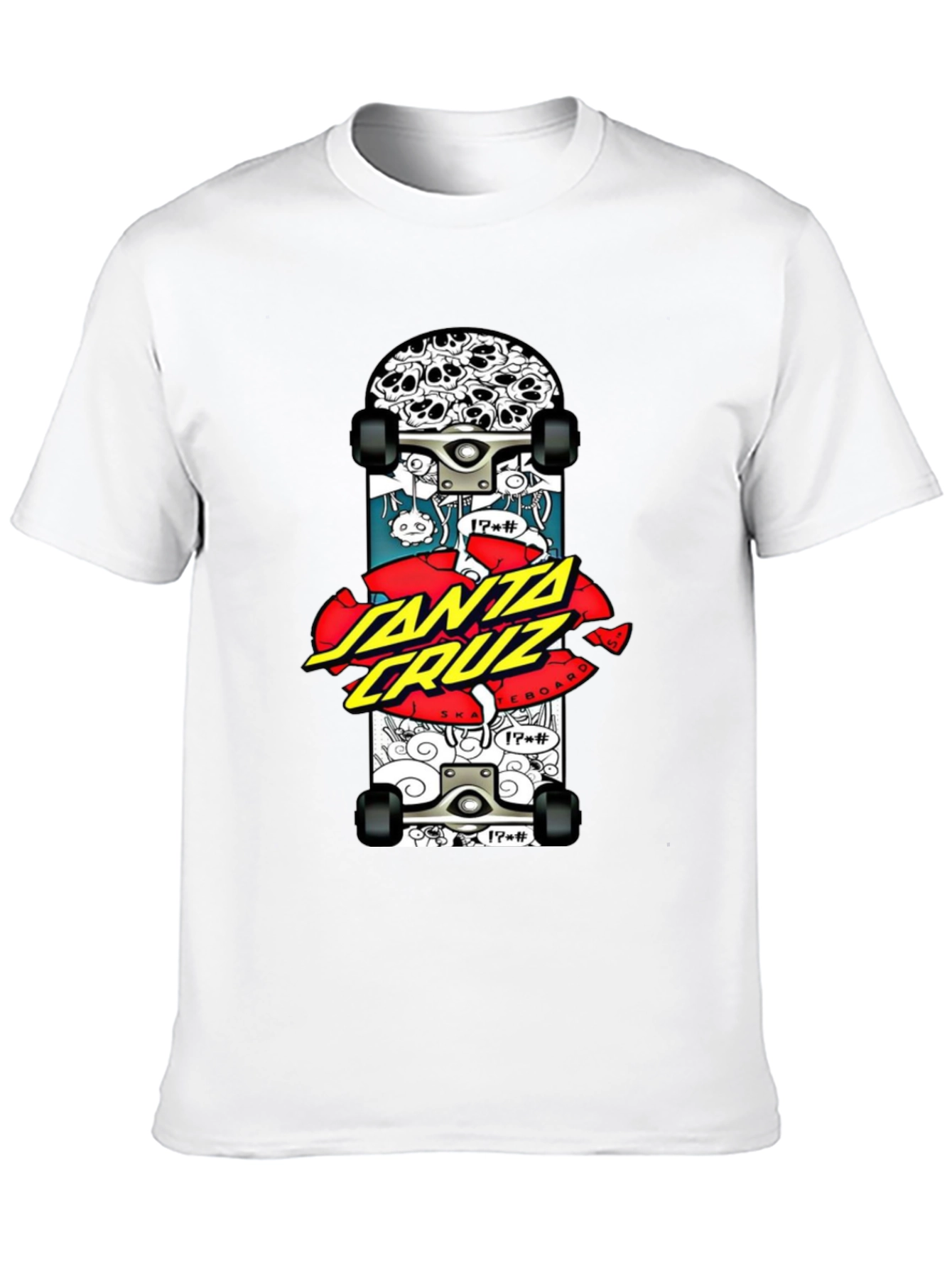Santa Cruz Skateboard Graphic Black T-Shirt