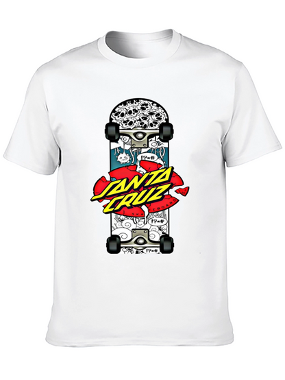 Santa Cruz Skateboard Graphic Black T-Shirt