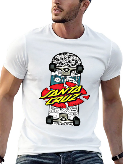 Santa Cruz Skateboard Graphic Black T-Shirt