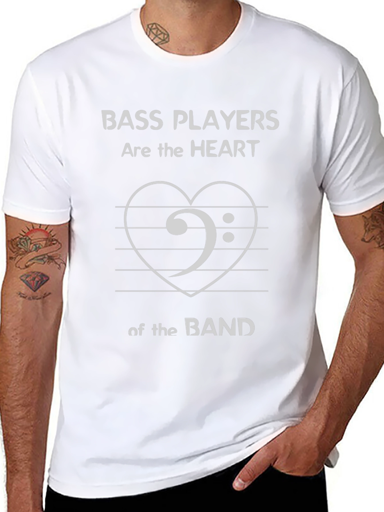 Bass Player Heart of the Band T-Shirt