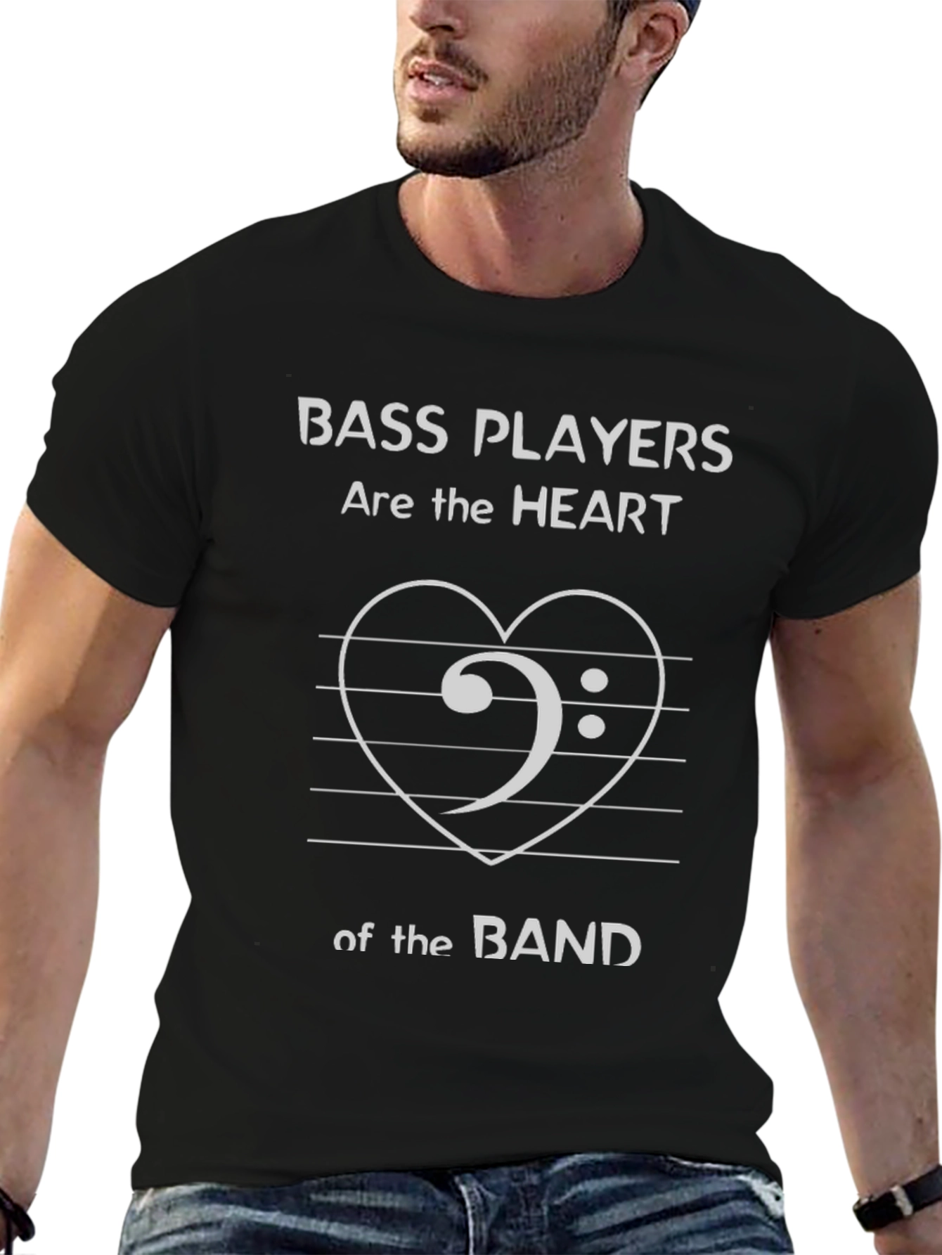 Bass Player Heart of the Band T-Shirt