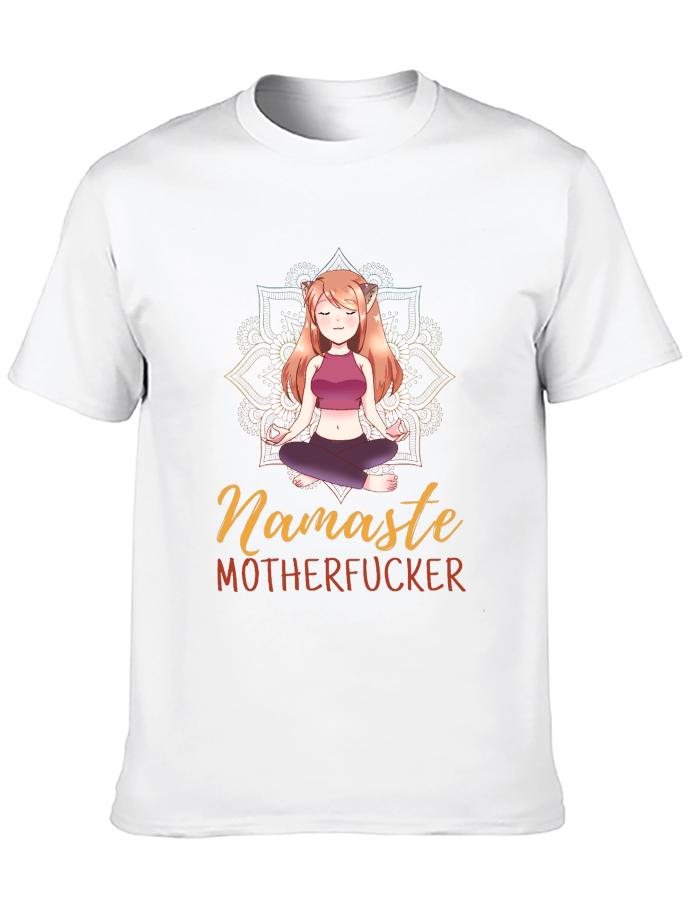 Namaste Yoga Elf Black T-Shirt