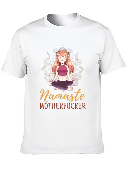 Namaste Yoga Elf Black T-Shirt