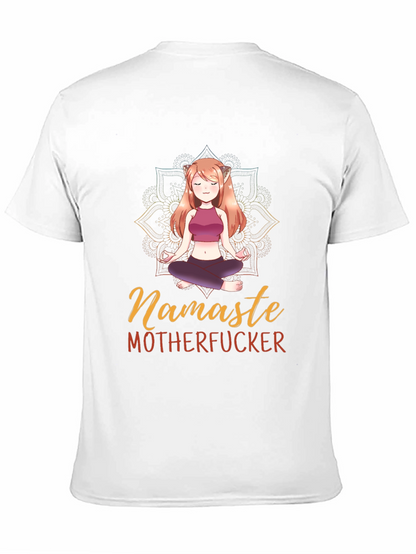Namaste Yoga Elf Black T-Shirt