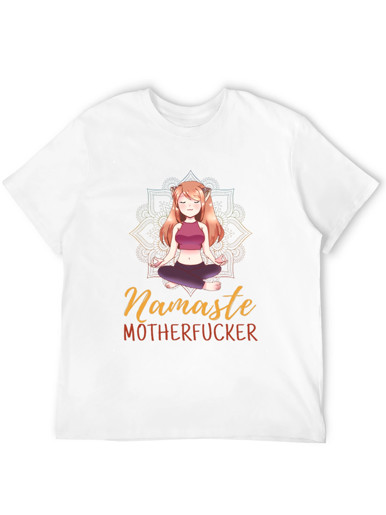 Namaste Yoga Elf Black T-Shirt
