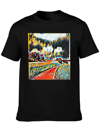 Abstract Landscape Graphic Tee