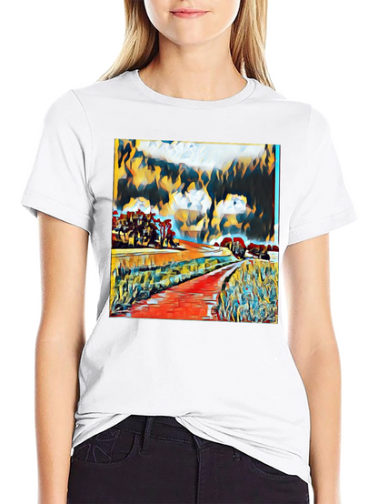 Abstract Landscape Graphic Tee
