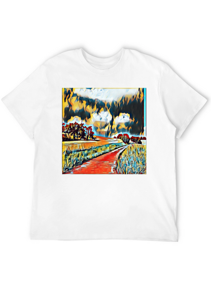Abstract Landscape Graphic Tee