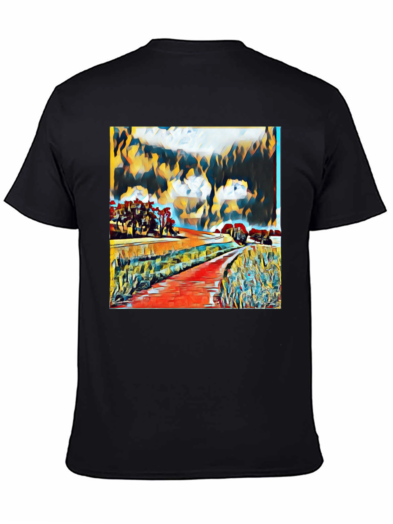 Abstract Landscape Graphic Tee