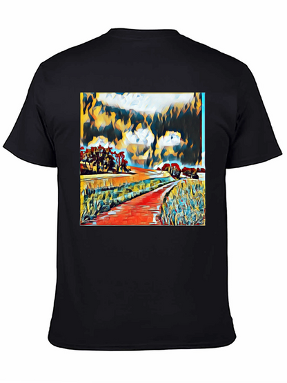 Abstract Landscape Graphic Tee