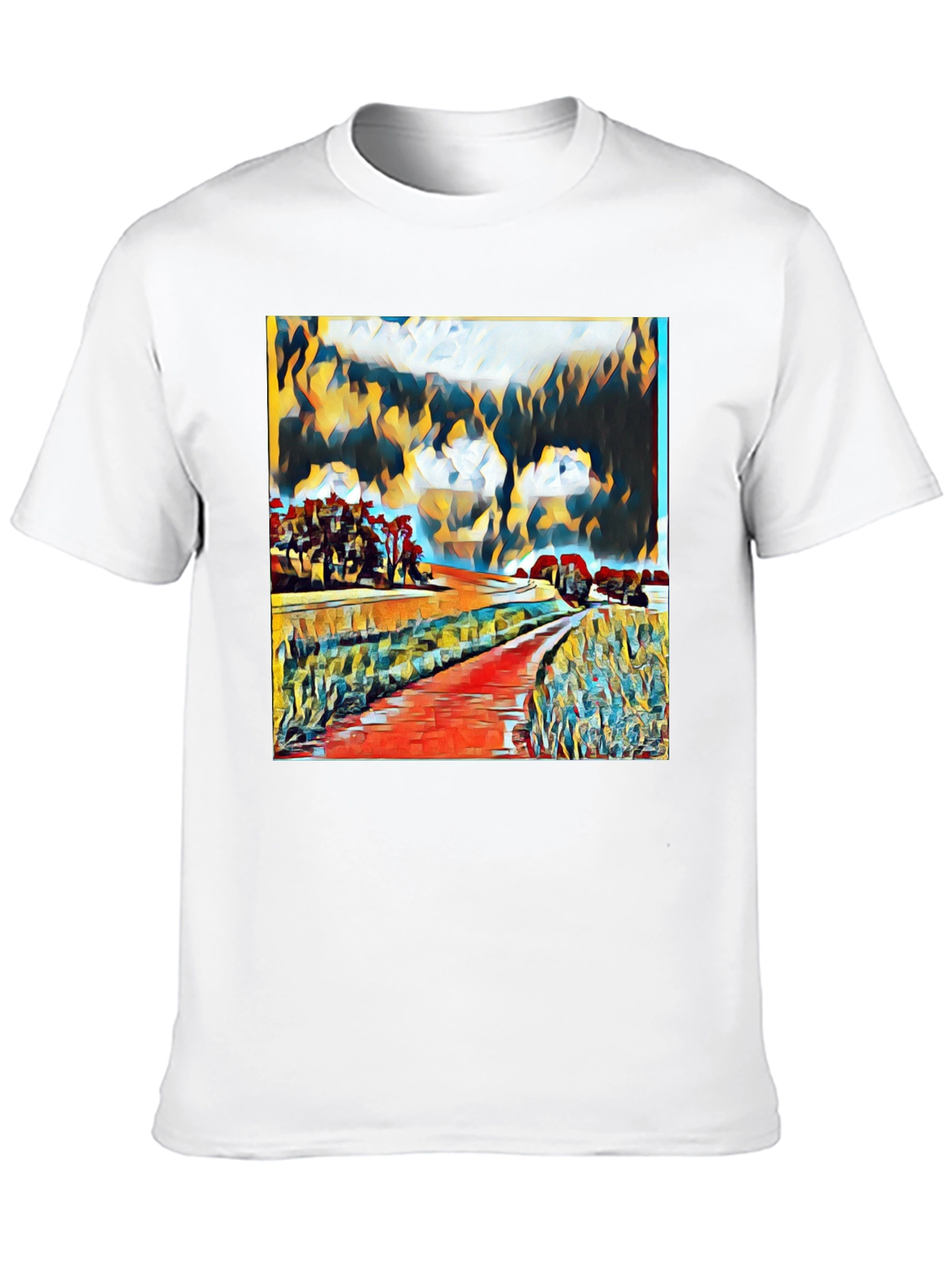 Abstract Landscape Graphic Tee