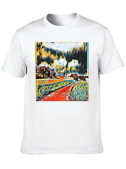 Abstract Landscape Graphic Tee