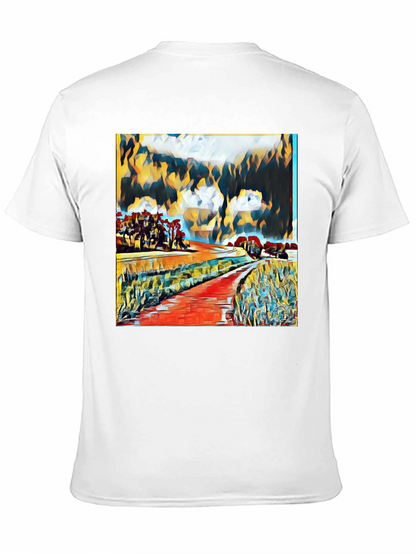 Abstract Landscape Graphic Tee