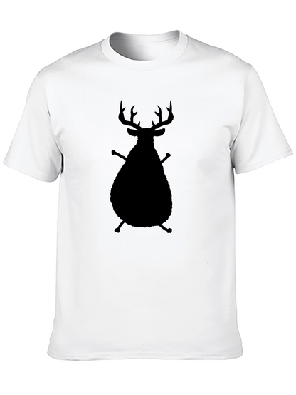 Silhouette Deer & Sticks Graphic Tee