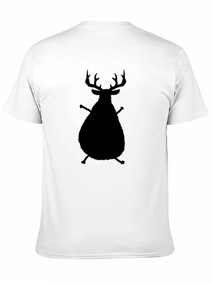 Silhouette Deer & Sticks Graphic Tee