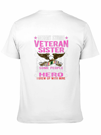 Desert Storm Veteran Sister Graphic Tee