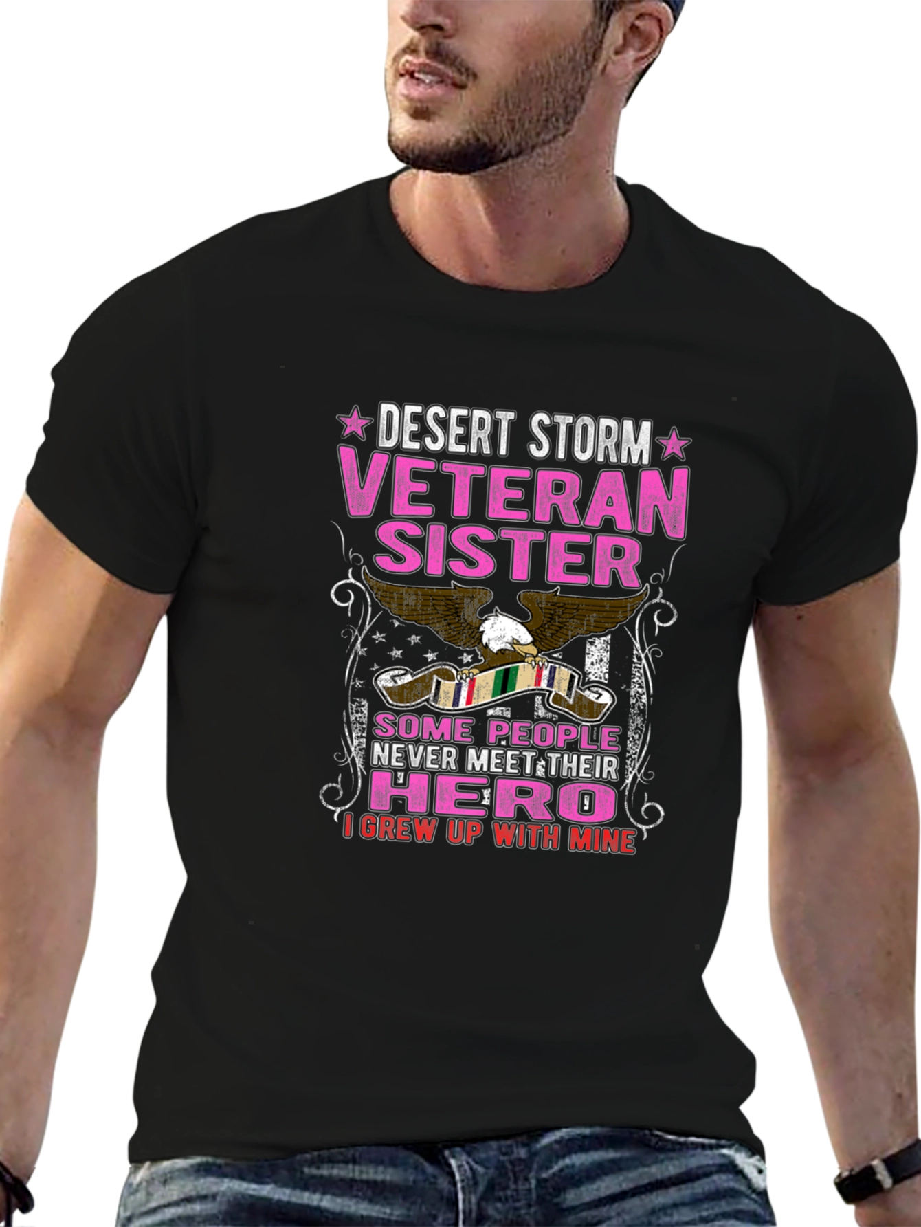 Desert Storm Veteran Sister Graphic Tee