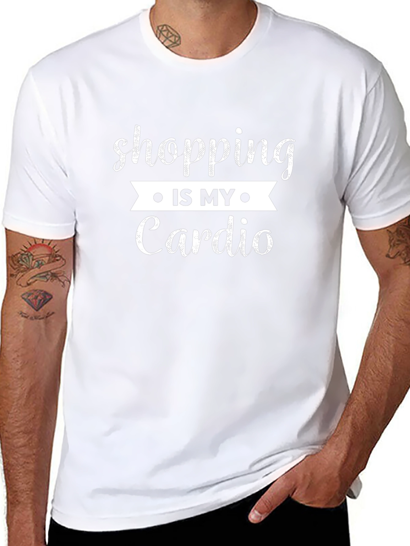 Shopping Is My Cardio Graphic T-Shirt