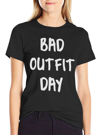 Bad Outfit Day Funny Graphic T-Shirt