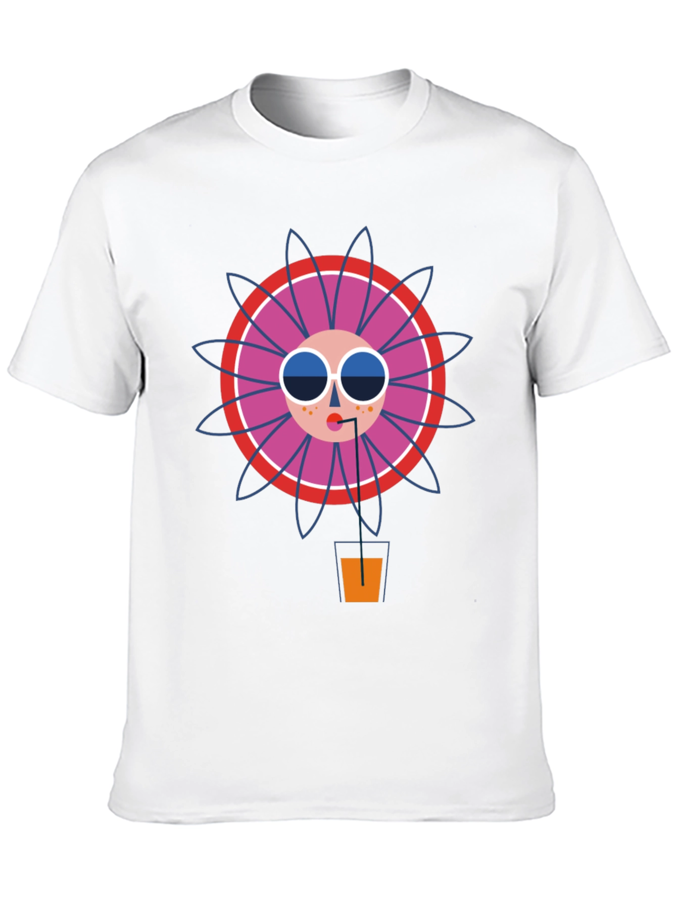 Funky Graphic Tee - Cool Drink Design